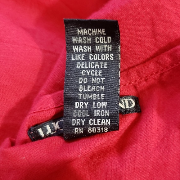 Lucky Brand Floral Embroidered Cami Sz M GUC Red - Picture 7 of 7